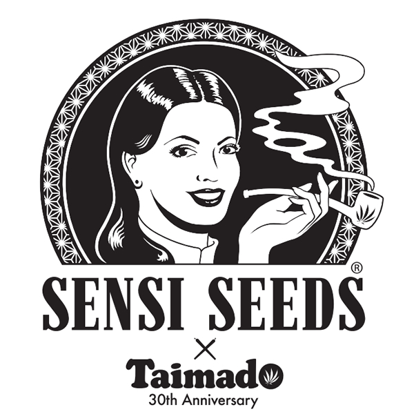 大麻堂 / 長袖Tシャツ「SENSI SEEDS (センシシード) × 大麻堂 ロゴTシャツ」[No.339]【ダブル購入特典つき】