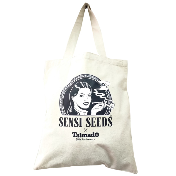 大麻堂 / トートバッグ「SENSI SEEDS (センシシード) × 大麻堂 ロゴ入りトート」【ダブル購入特典つき】